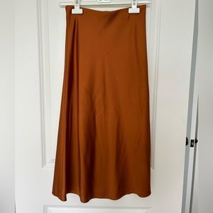 Jcrew silk skirt